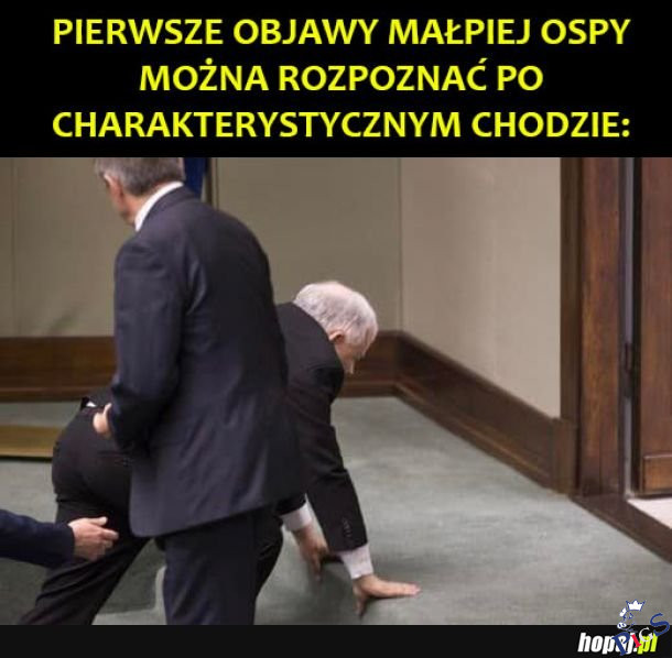 Pierwsze objawy małpiej ospy można rozpoznać po charakterystycznym chodzie