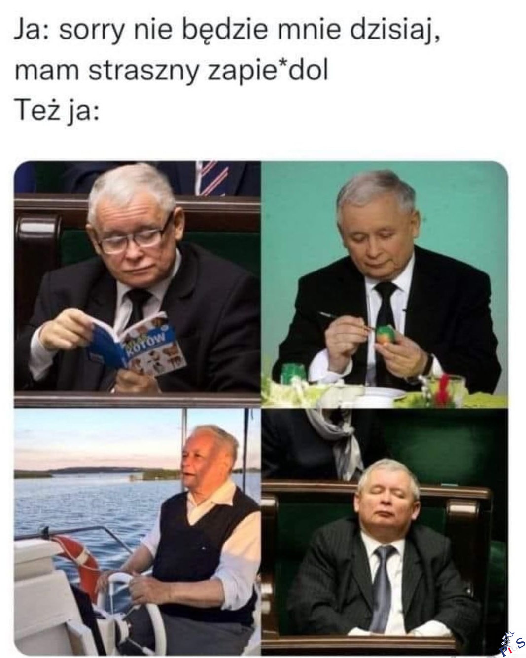 Sorry, nie będzie mnie dzisiaj