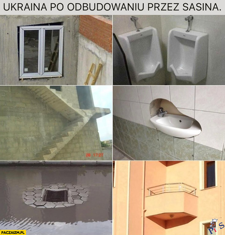 Ukraina po odbudowaniu przez Sasina