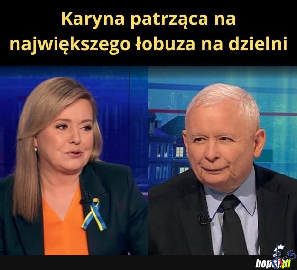 Karyna patrząca na największego łobuza na dzielni