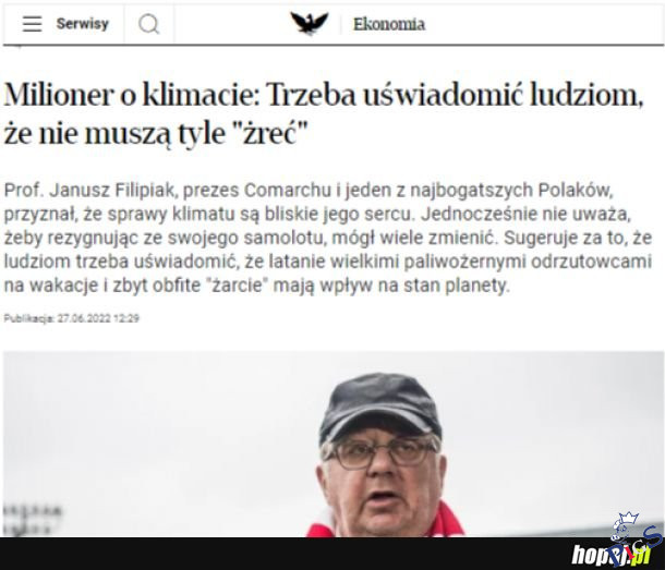 Milioner o klimacie