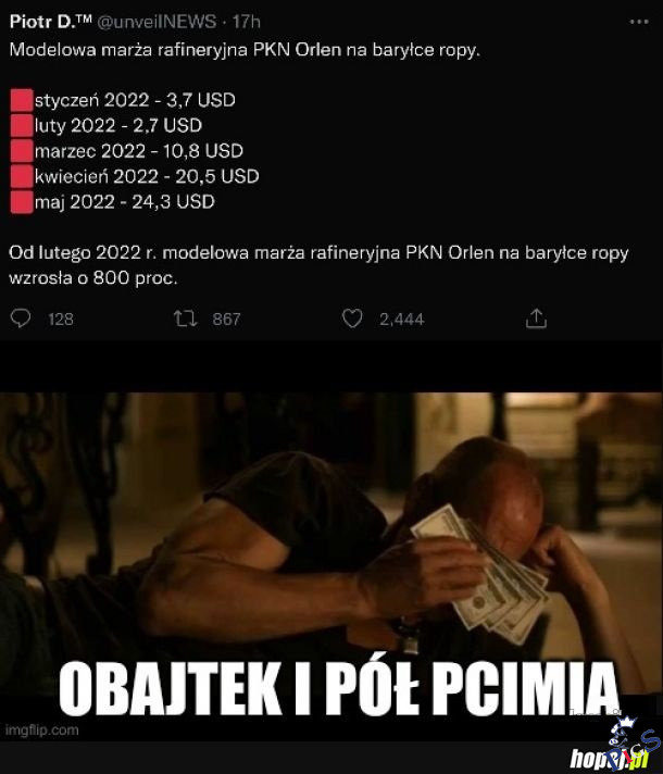 Modelowa marża rafineryjna