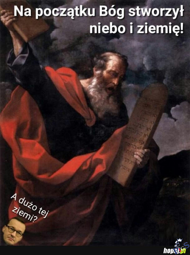 Na początku Bóg stworzył niebo i ZIEMIĘ