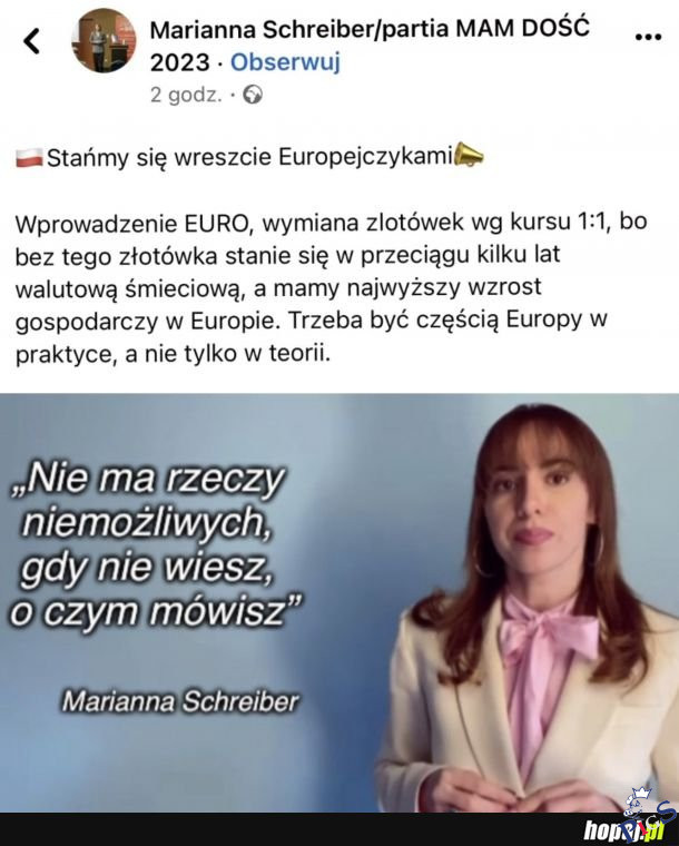 Nie ma rzeczy niemożliwych gdy nie wiesz, o czym mówisz