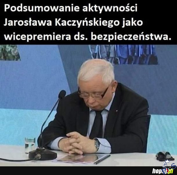Podsumowanie aktywności Jarosława Kaczyńskiego