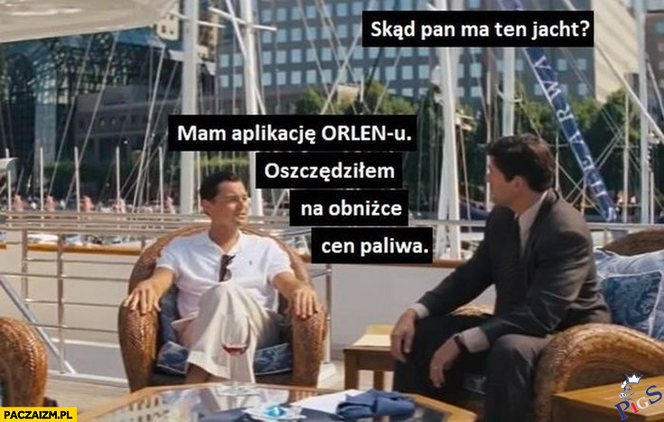 Skąd Pan ma ten jacht?