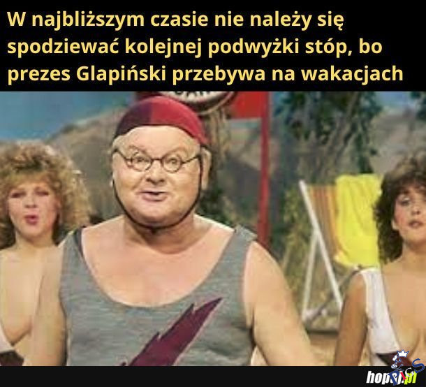 Glapa na wakacjach