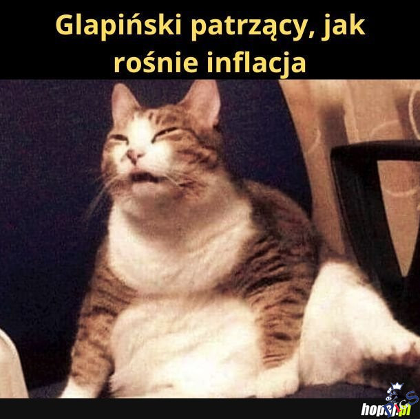 Glapiński patrzący, jak rośnie inflacja
