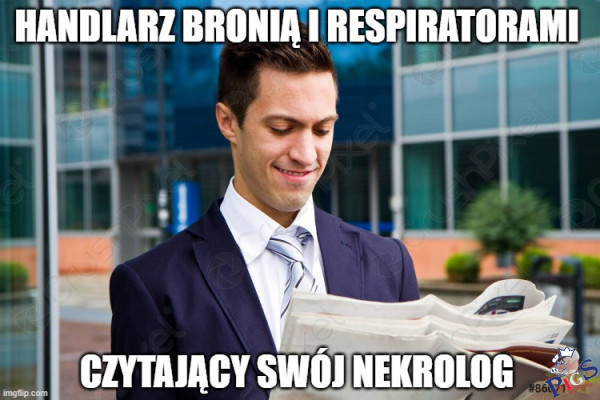 Handlarz bronią i respiratorami
