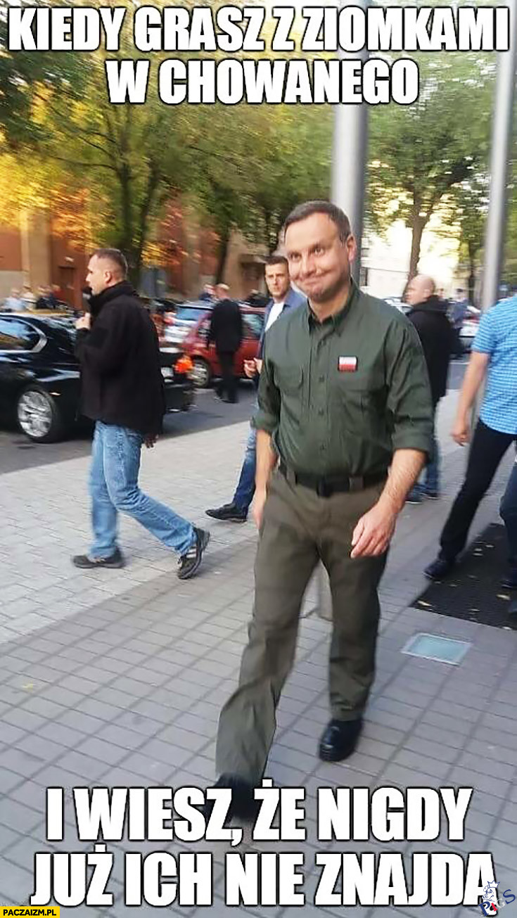 Kiedy grasz z ziomkami w chowanego