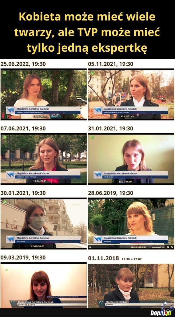 Kobieta ma wiele twarzy