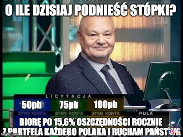 O ile dzisiaj podnieść stópki?