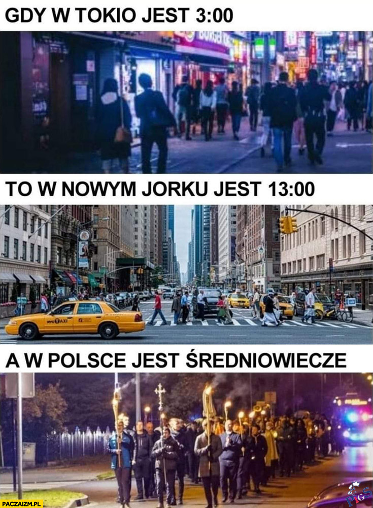 Różnice w czasie