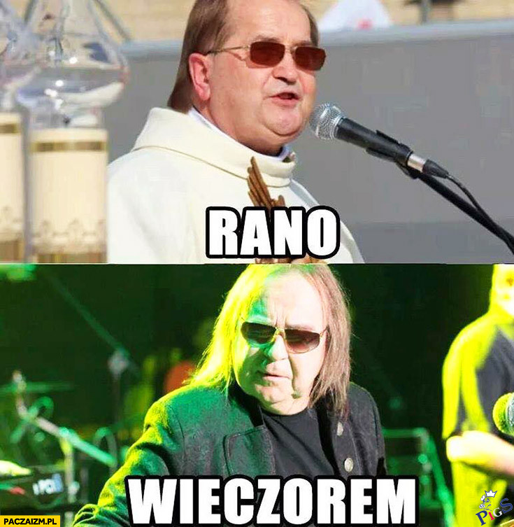 Tadek rano i wieczorem
