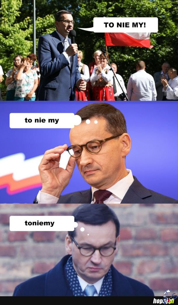Toniemy!