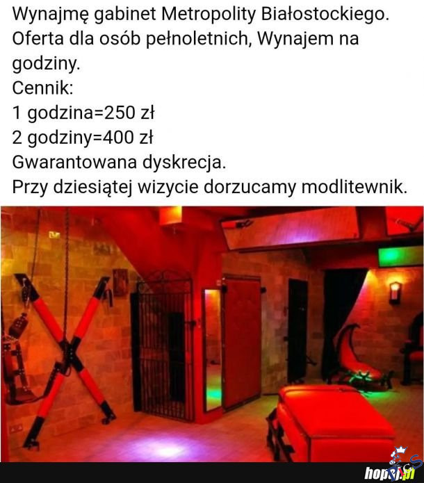 Wynajmę gabinet metropolity