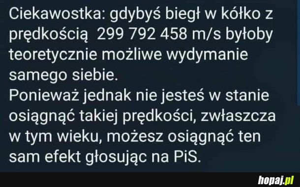 Ciekawostka polityczno-fizyczna