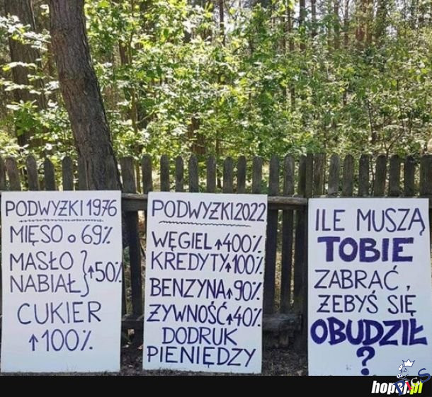 Ile muszą Tobie zabrać, żebyś się obudził?