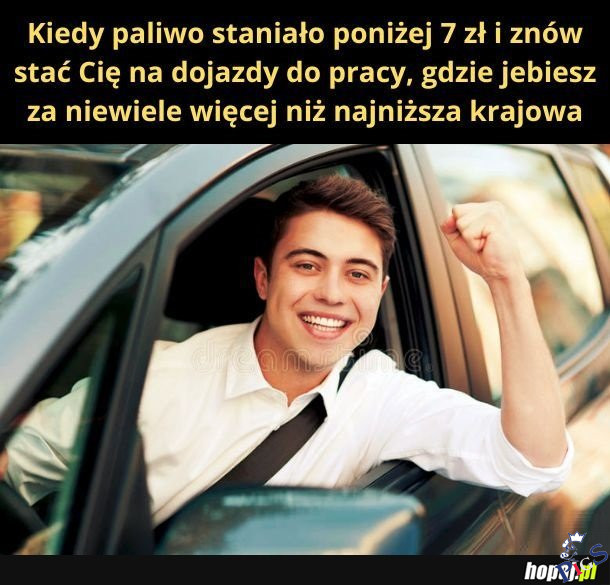 Jak sprawić, żeby plebs cieszył się z 7zł za litr?