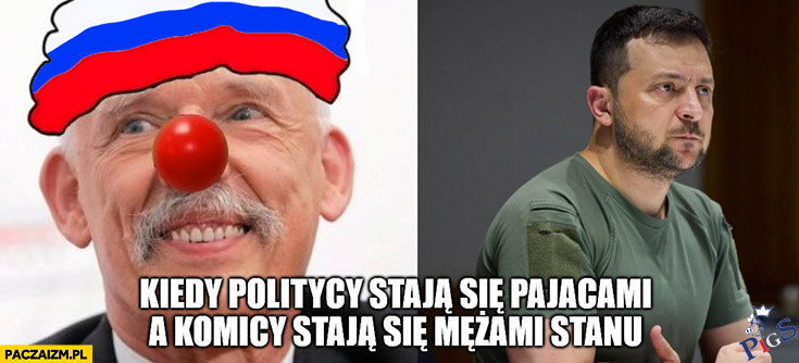 Kiedy politycy stają się komikami a komicy mężami stanu