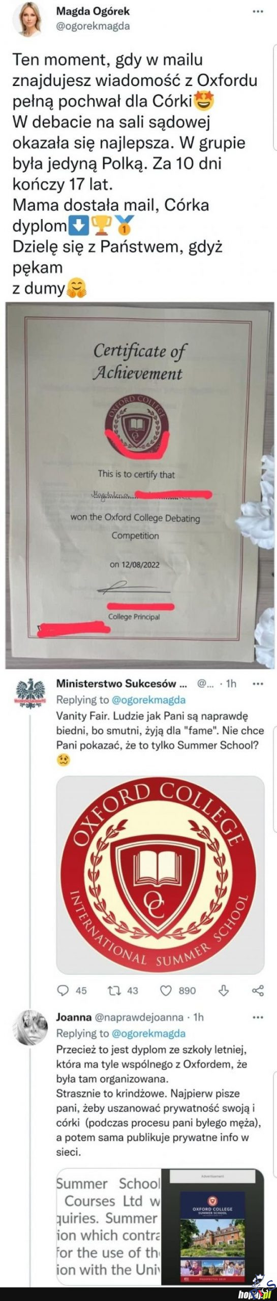 Magdalena Ogórek dla fejmu
