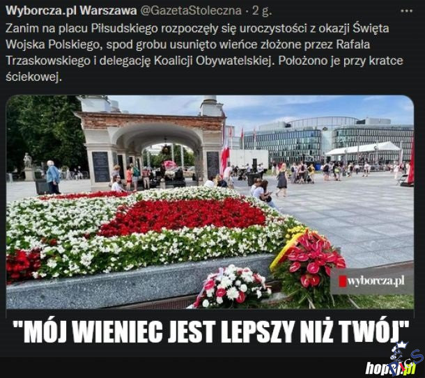 Mój wieniec jest lepszy niż Twój