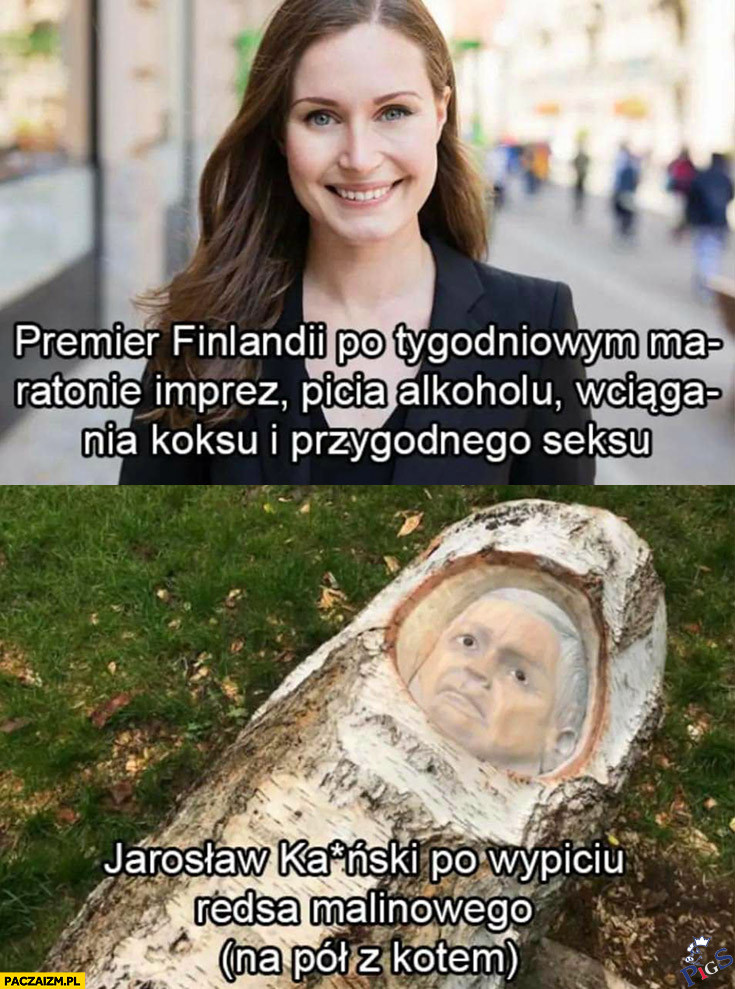 Premier Finlandii vs. Jarosław Kaczyński