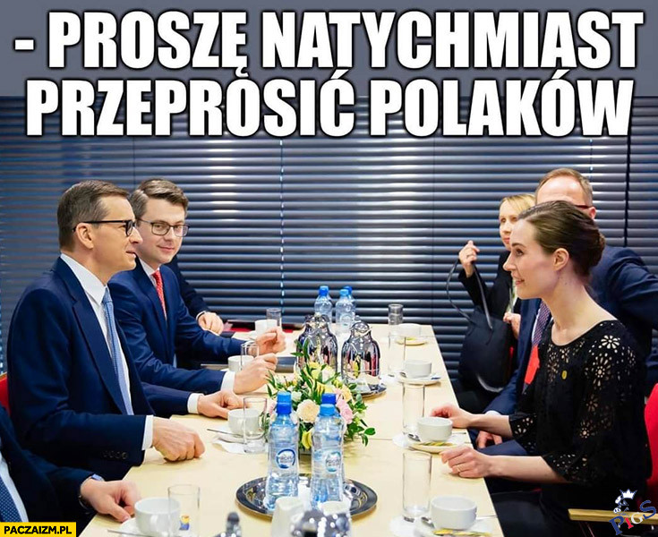 Proszę natychmiast przeprosić Polaków