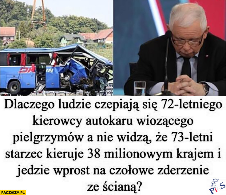 Pędzi wprost na czołówkę
