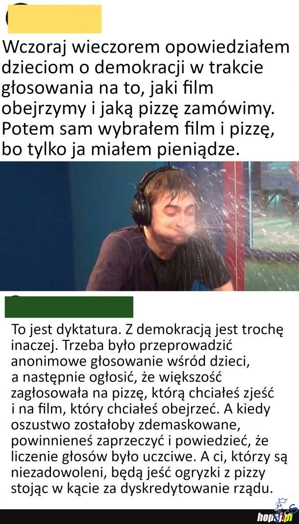 Tak działa demokrajca na prawdę