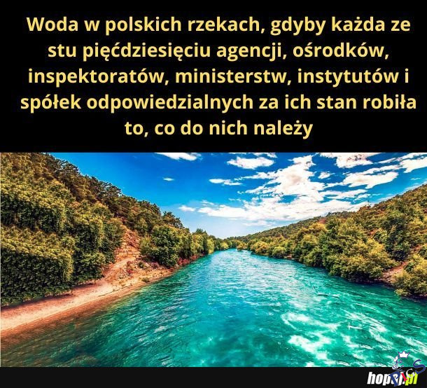 Woda w polskich rzekach