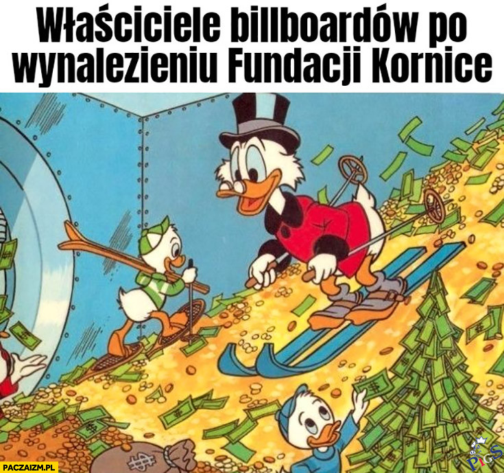 Właściciele bilboardów po wynalezieniu Fundacji Kornice