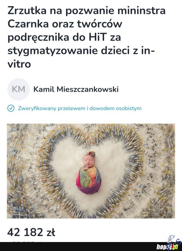 Zrzutka na pozwanie ministra Czarnka