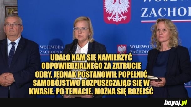 A już się bałem, że sprawy nie wyjaśnią