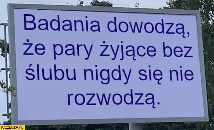 Badania dowodzą, że pary żyjące bez ślubu