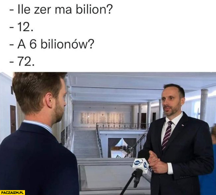 Ile Zbyszków ma bilion