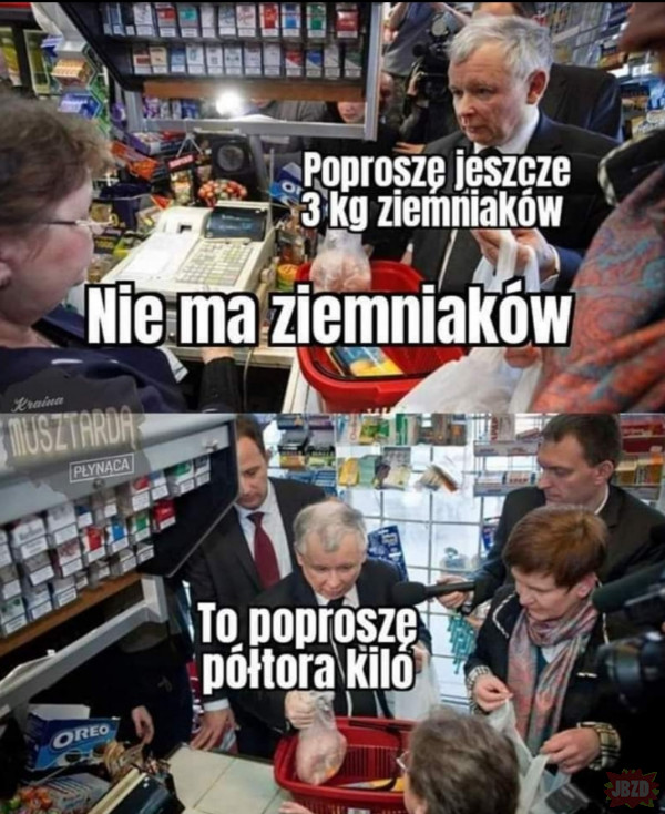 Kaczuś na zakupach na wszystko znajdzie radę!