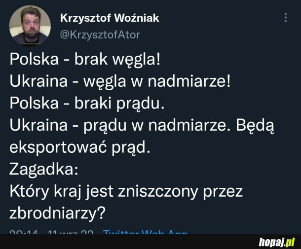 Który kraj niszczony jest przez zbrodniarzy?