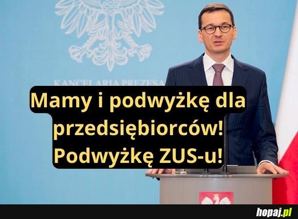 Mamy i podwyżkę dla przedsiębiorców