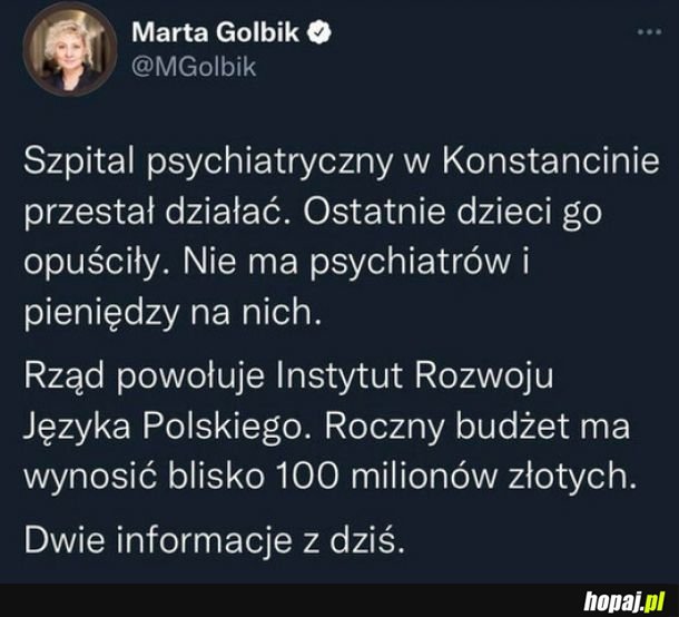Marta Golbik tak rzecze