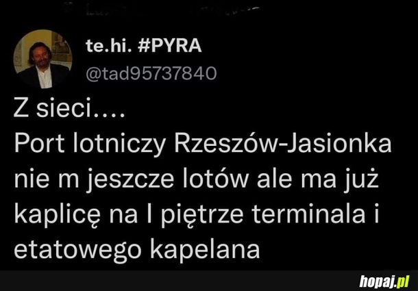 Modlą się o odloty
