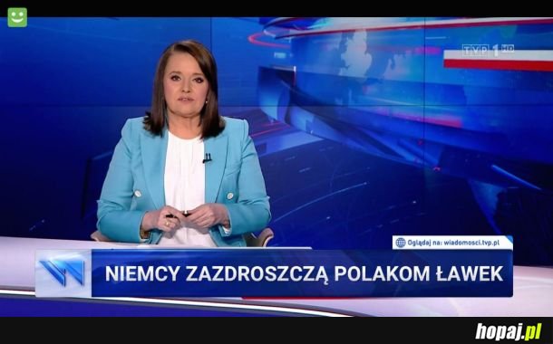 Niemcy zazdroszczą polakom ławek