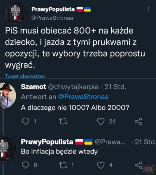 Ostatni zwój mózgowy u tego populisty jeszcze pracuje