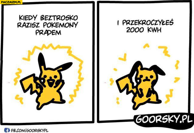Pikachu będzie miał problem