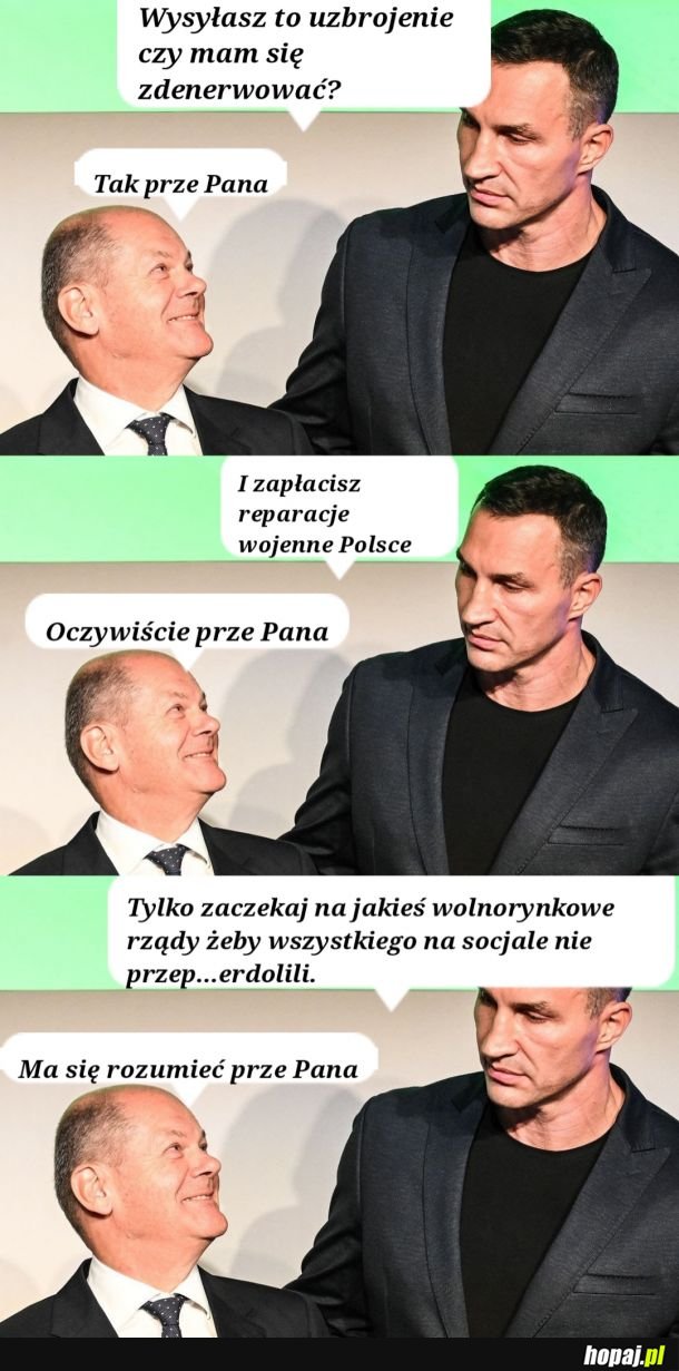 Reparacje ale nie od razu