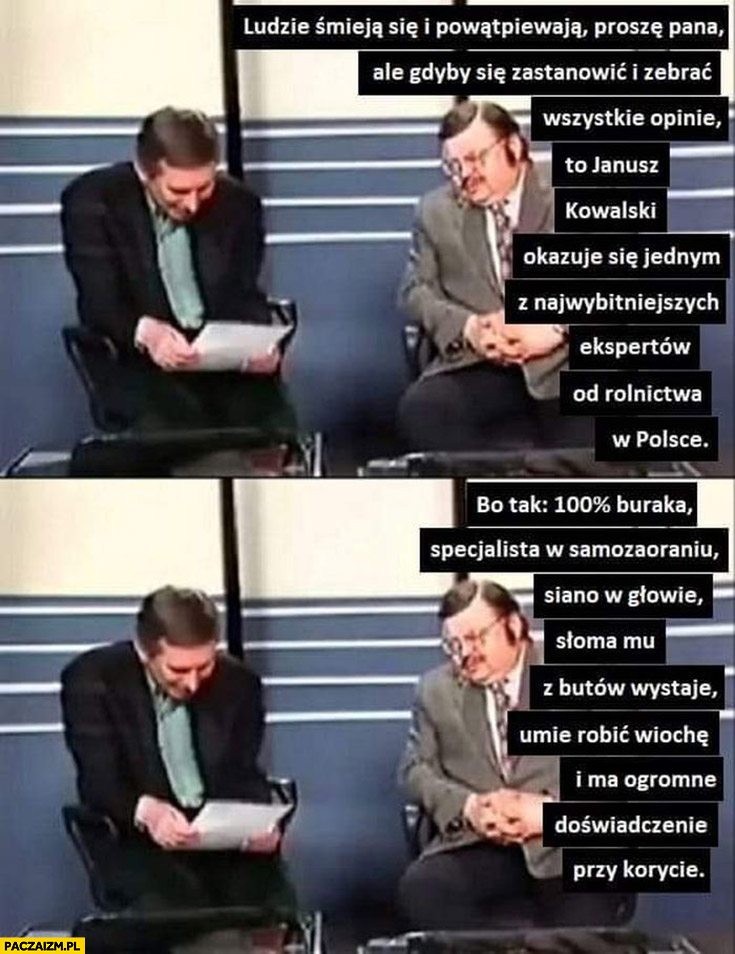 Specjalista w samozaoraniu i 100% buraka