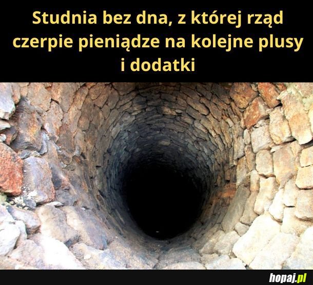 Ta studnia to nasze portfele