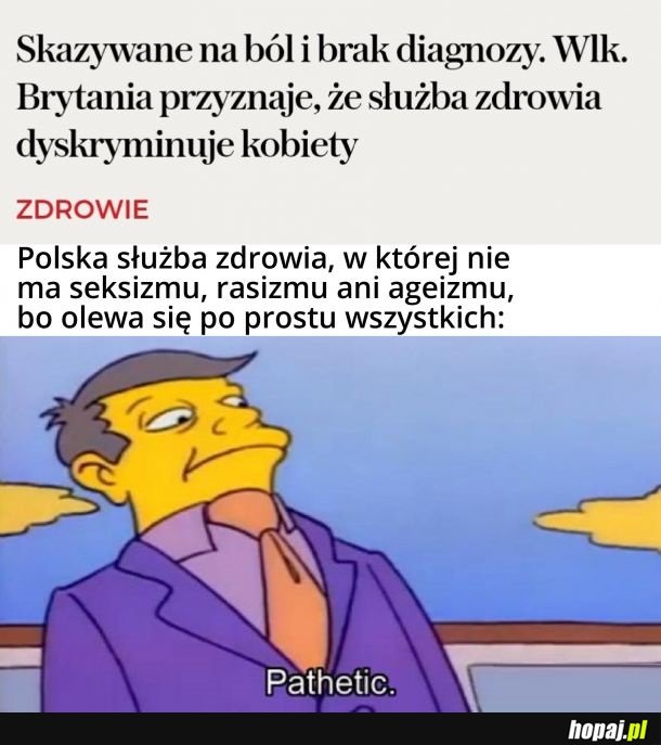 U nas przynajmniej nie ma seksizmu