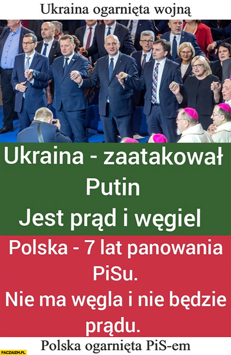 Ukraina oganięta wojną vs. Polska pod PiSowskimi rządami