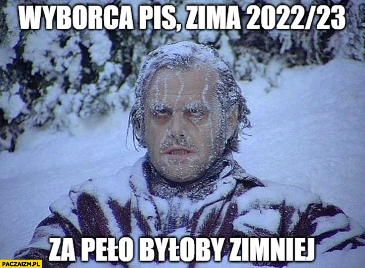 Wyborca PiS zimą
